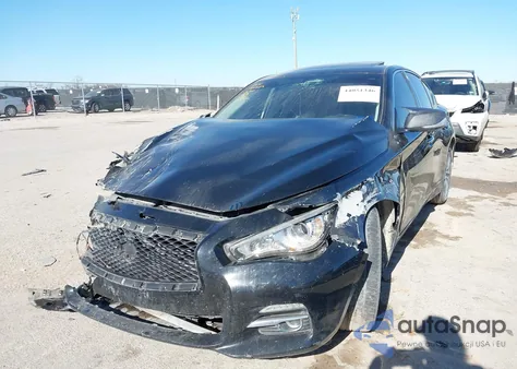 2015 Infiniti Q50 Premium from USA, damaged, VIN JN1BV7AR1FM418507